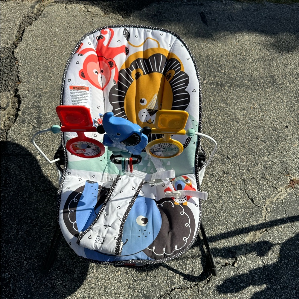 Fisher-Price Baby Bouncer with Removable Toy Bar